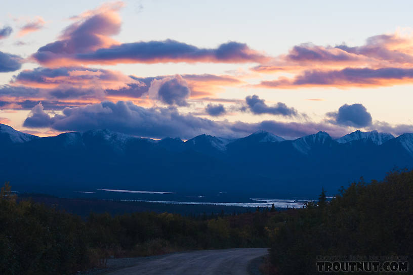 A nice sunset back at the road.