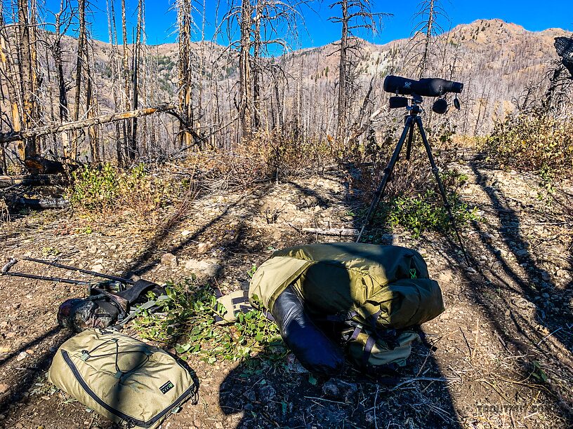 Set up for glassing.