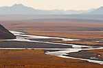 A beautiful braided reach of the Sag River, with the Philip Smith Mountains in the Arctic National Wildlife Refuge (ANWR) in the background. From the Sagavanirktok River in Alaska.