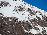 The first afternoon of our hunt, we had a good time watching small avalanches crash down the mountain we were scanning for bears. From half a mile away, they sounded like normal thunder in the distance. From Prince William Sound in Alaska.