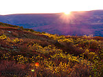 Sunset From Clearwater Mountains in Alaska.