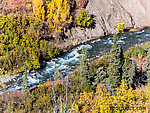 Windy Creek in the canyon From Windy Creek in Alaska.