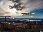 Minto lakes From Murphy Dome in Alaska.