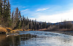 Floating down the North Fork From the Chena River in Alaska.