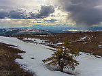 View toward the Minto Flats From Murphy Dome in Alaska.