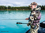 Dad fishing the Kenai From the Kenai River in Alaska.