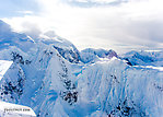 Slopes of Mt Hunter From Denali National Park in Alaska.