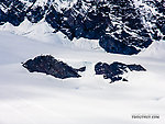 The "Mountain House" in the Don Sheldon Ampitheater From Denali National Park in Alaska.