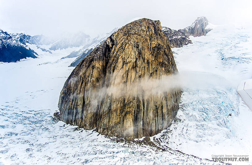 Mount Barrille in the Ruth Gorge From Denali National Park in Alaska.