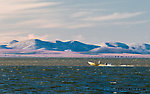 Boat in the Chukchi Sea From Kotzebue in Alaska.