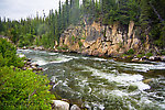 Canyon Rapids From the Gulkana River in Alaska.