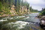 Looking upstream From the Gulkana River in Alaska.