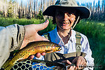 My wife Lena's best fish of the day From Mystery Creek # 199 in Washington.