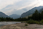 The storm approaching in the distance chased my wife and I off the water, and we got set up to sleep in the car just as the heavy winds and lightning really started pounding the valley. From Mystery Creek # 227 in Montana.