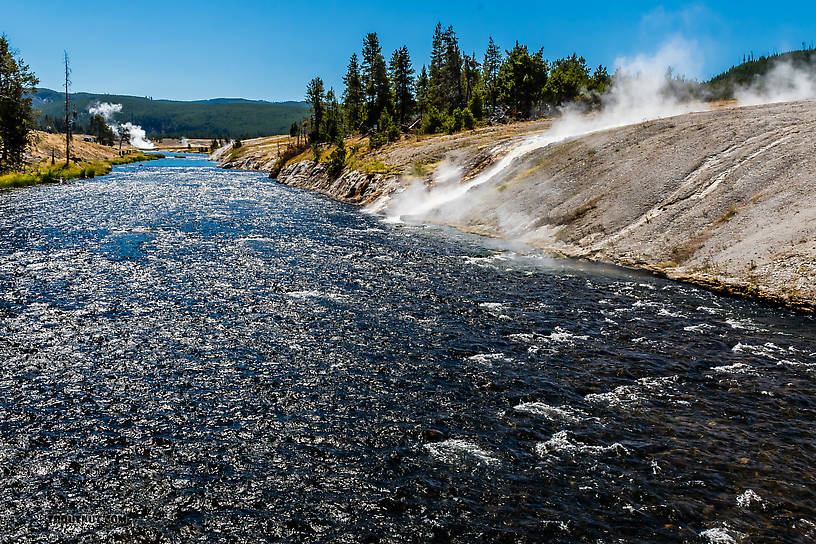  From the Firehole River in Wyoming.