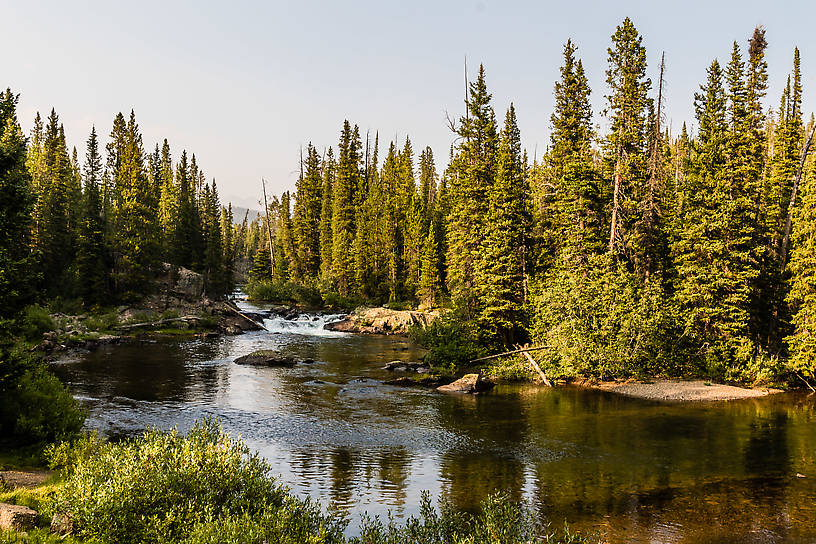  From the Clark's Fork of the Yellowstone River in Wyoming.