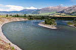 Yellowstone River above Mallard's Rest in Paradise Valley From the Yellowstone River in Montana.