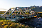 The famous Three Dollar Bridge access point to the Madison River. I can't remember the last time I went to an access site and found so many other anglers in spot after spot after spot, on and on up the bank of the river. Every time I spotted likely-looking water up ahead and got closer, there was somebody standing along the bank waiting for an evening rise. Finally after 10 minutes of walking or so, I found about a 50-yard stretch to myself with some nice pocket water. I caught a few small fish and missed a couple bigger ones. From the Madison River in Montana.