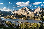 Island Lake From Island Lake in Wyoming.