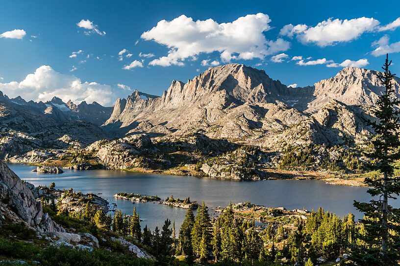 Island Lake From Island Lake in Wyoming.