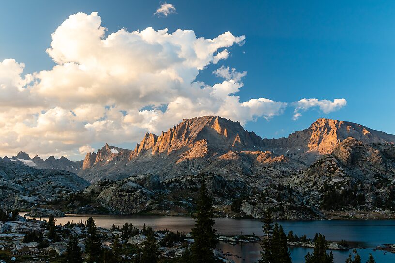 Island Lake From Island Lake in Wyoming.