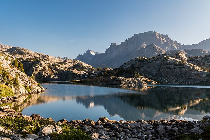 Island Lake morning From Island Lake in Wyoming.