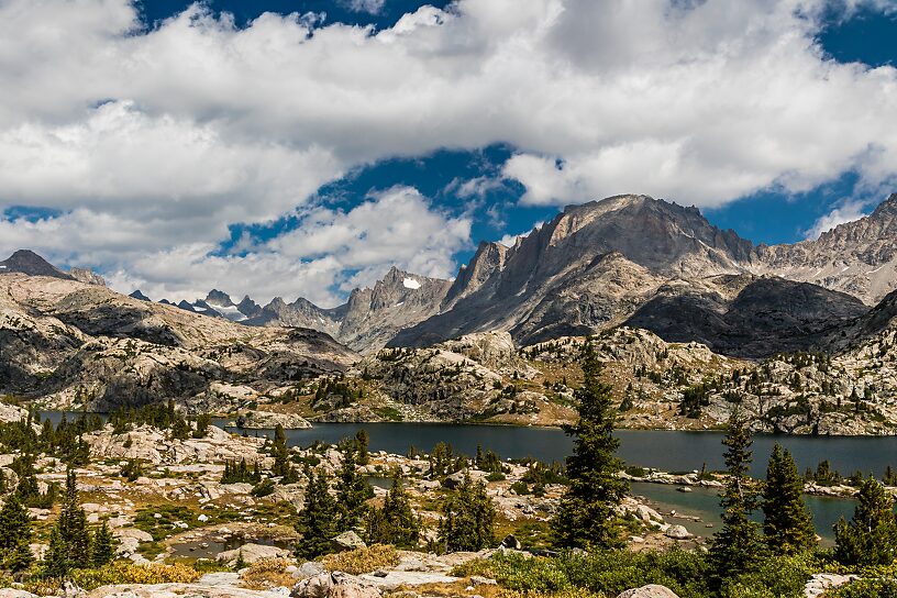 Island Lake From Island Lake in Wyoming.