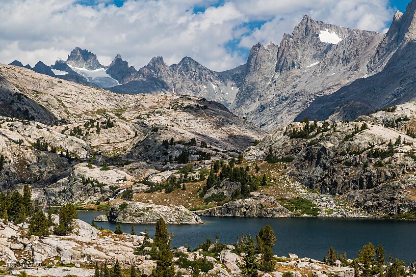 Island Lake From Island Lake in Wyoming.