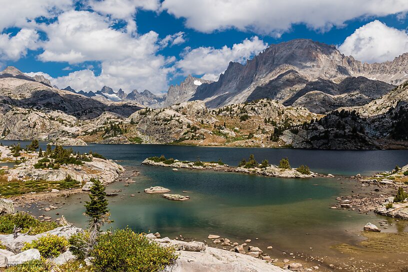 Island Lake From Island Lake in Wyoming.