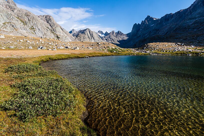  From Titcomb Basin in Wyoming.