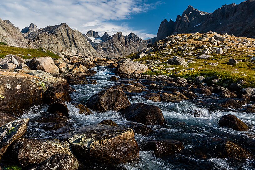  From Titcomb Basin in Wyoming.