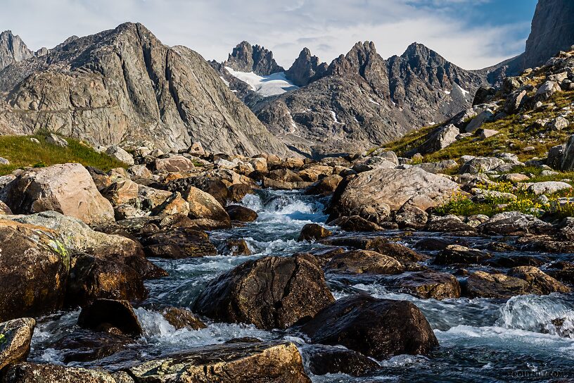  From Titcomb Basin in Wyoming.