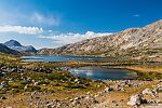 Lower Titcomb Lake From Titcomb Basin in Wyoming.