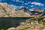 Upper Titcomb Lake From Titcomb Basin in Wyoming.