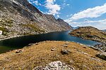 Mistake Lake From Titcomb Basin in Wyoming.