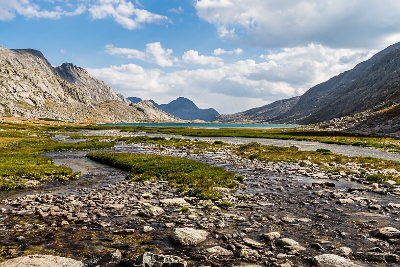  From Titcomb Basin in Wyoming.