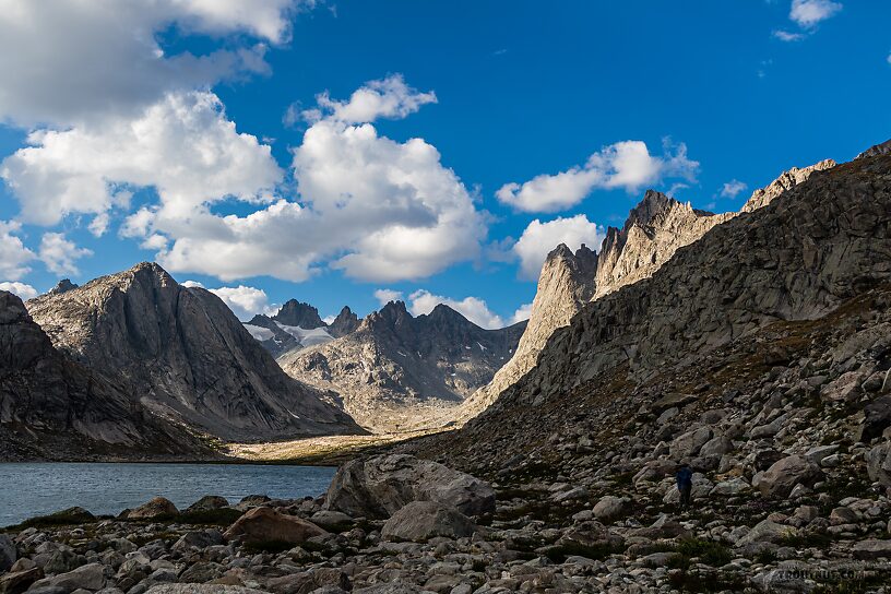  From Titcomb Basin in Wyoming.