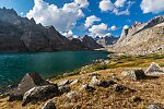 Upper Titcomb Lake From Titcomb Basin in Wyoming.