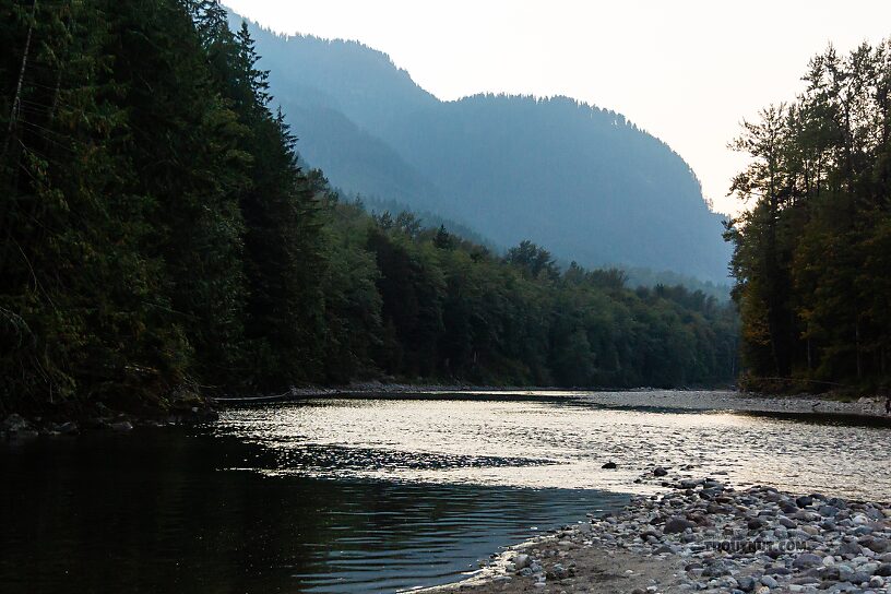  From the South Fork Skykomish River in Washington.