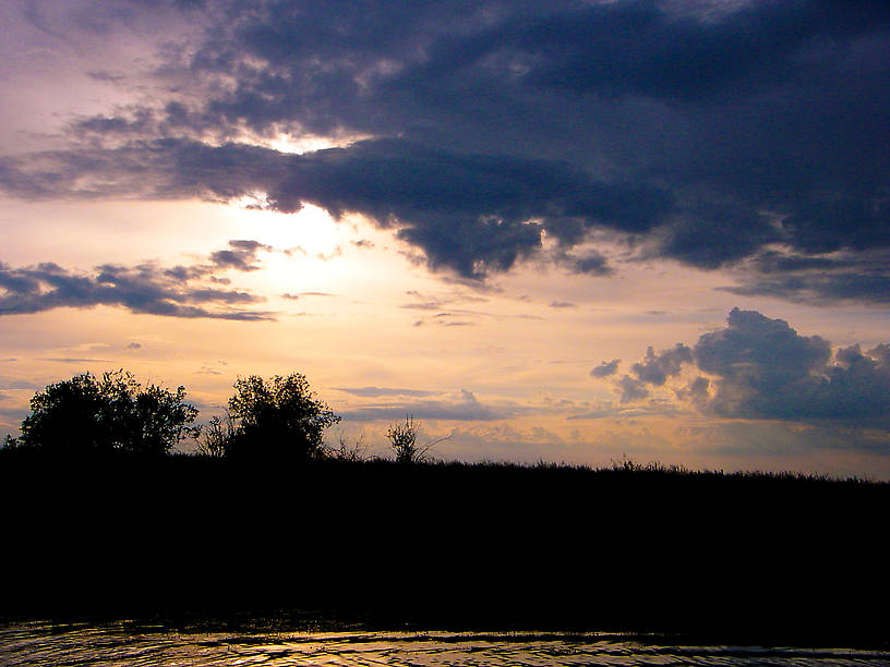 I took this picture after midnight, when the pike fishing was still hot. From Minto Flats in Alaska.