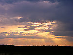 This sky was the perfect scenic complement to the wide-open marsh where we were pike fishing. From Minto Flats in Alaska.