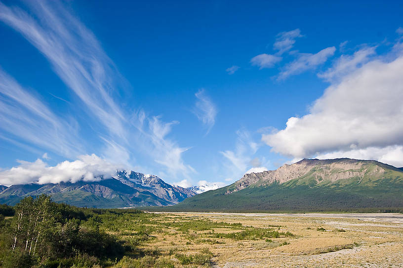  From the Delta River valley in Alaska.