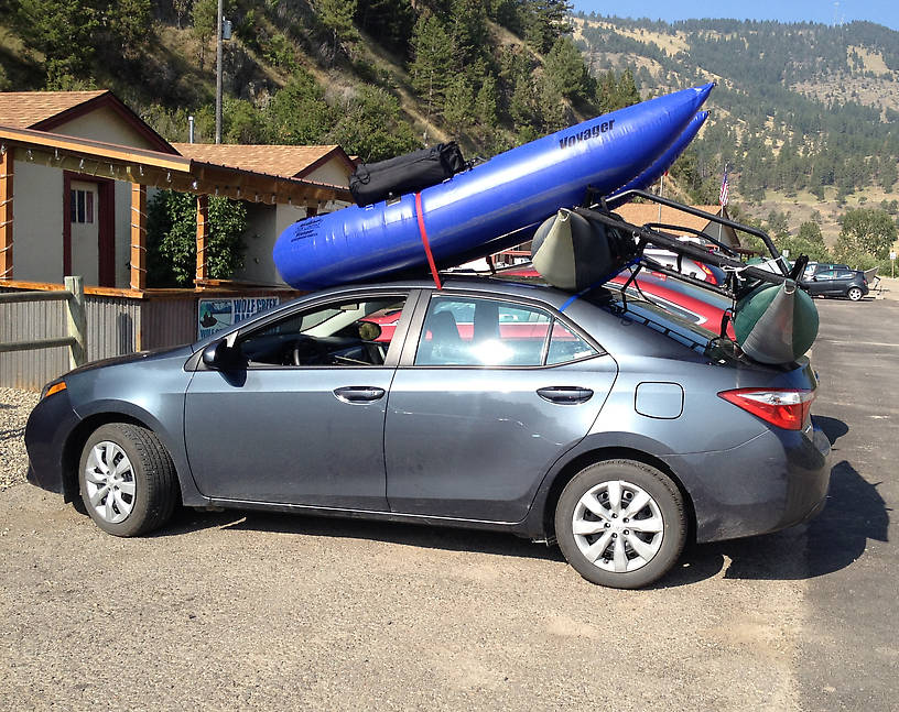 Our rental with our boats.