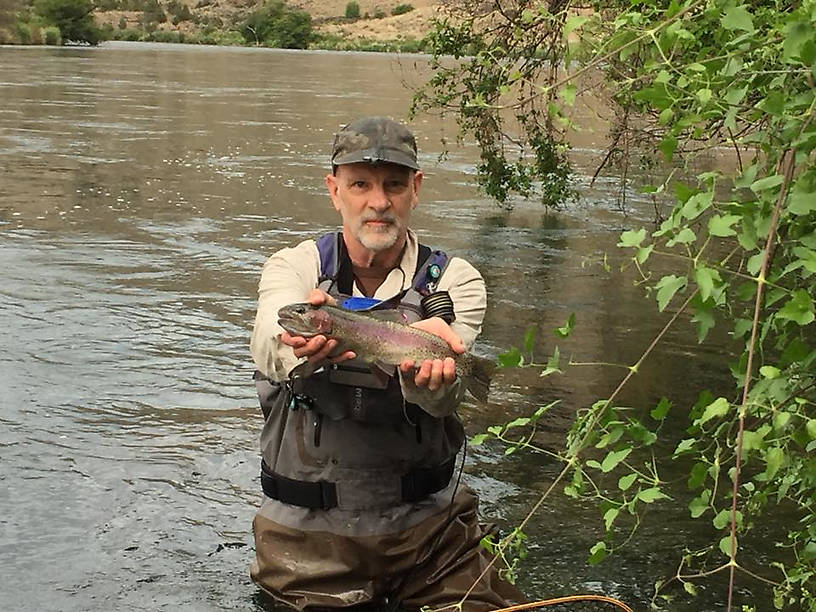 Another Deschutes Redband at Mecca Cliffs.  The hike down was treacherous, but the fishing was excellent!