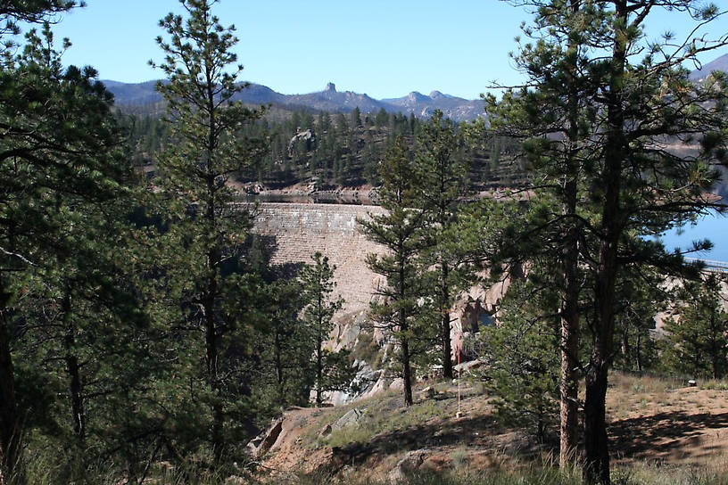 This is a picture of Cheeseman Dam