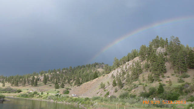 Dark Skies with Rainbow