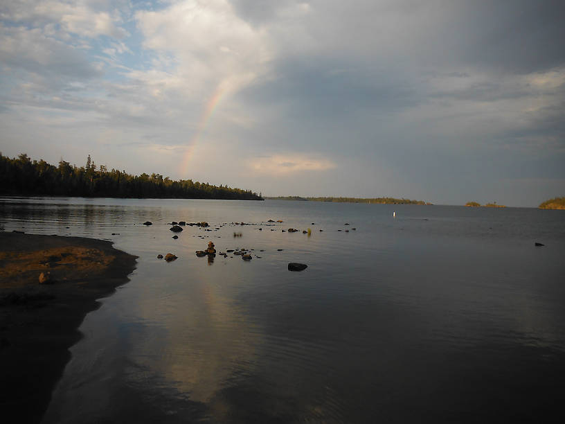 Rainbows off Daisy Farm campground