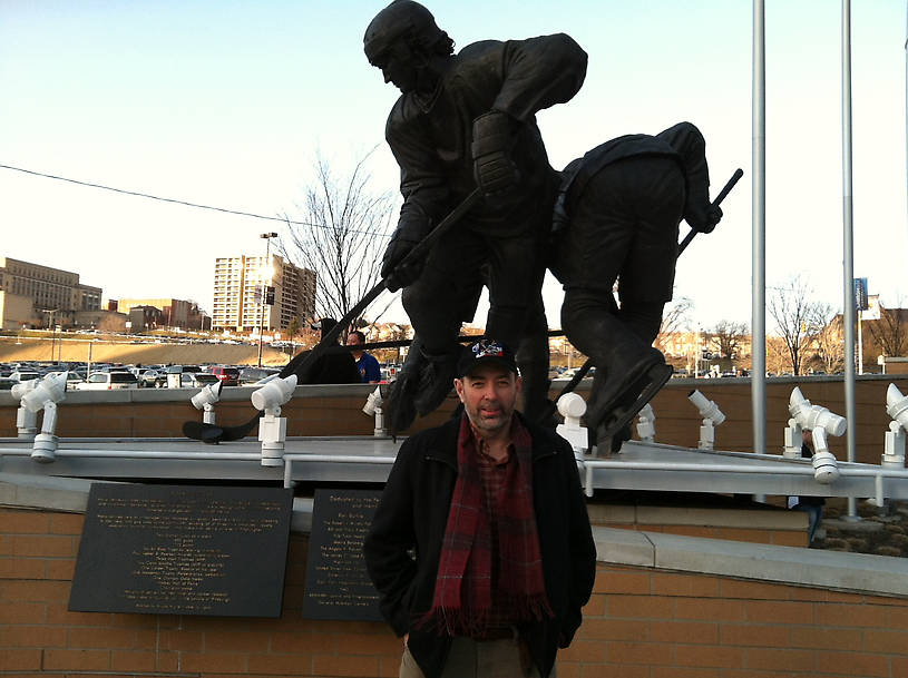 Mario Lemieux and a fan...