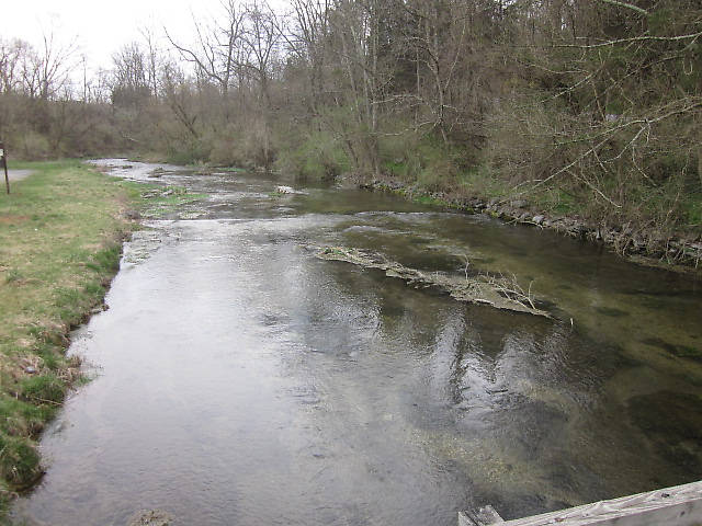 From bridge at Big Spring