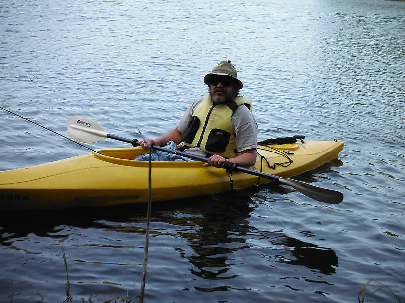 Dude in a kayak...